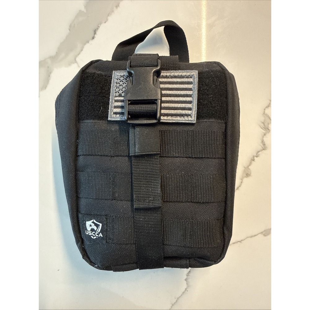 USCCA Custom Survival Kit 10 Life Saving Items Tactical Bag Pouch Bugout